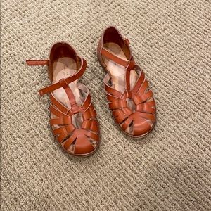 Zara leather sandals